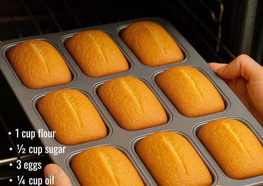 Mini Sponge Cakes Recipe