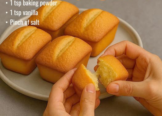Mini Sponge Cakes Recipe