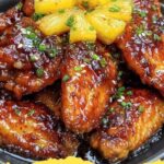 Brown Sugar Pineapple Wings Chicken