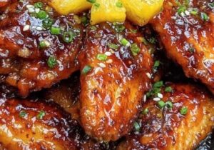Brown Sugar Pineapple Wings Chicken
