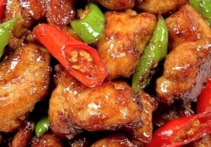 Stir-Fried Chicken with Chili Peppers
