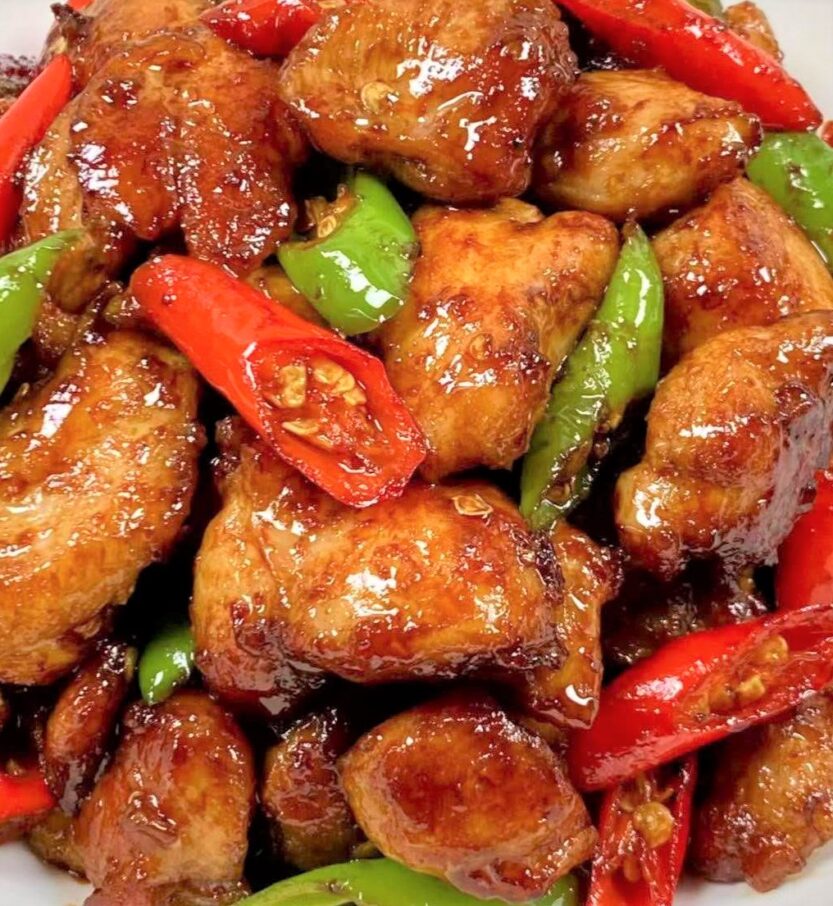 Stir-Fried Chicken with Chili Peppers