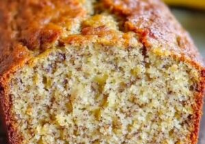 Homemade Milk Banana Cake