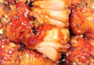 BRAISED SOY GARLIC CHICKEN