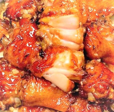 BRAISED SOY GARLIC CHICKEN