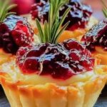 Irresistible Creamy Cranberry Brie Bites