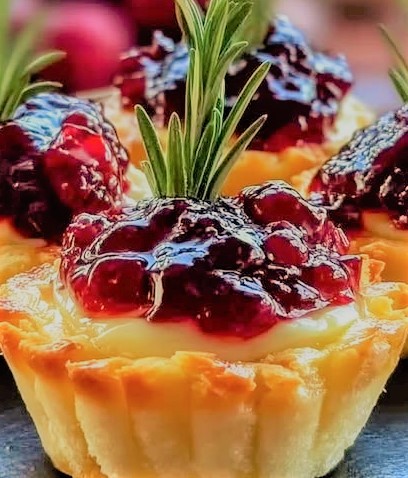 Irresistible Creamy Cranberry Brie Bites
