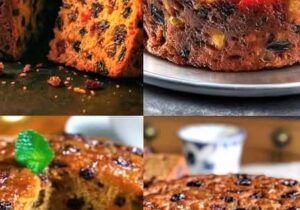 Homemade flavourful Christmas Fruit Cake
