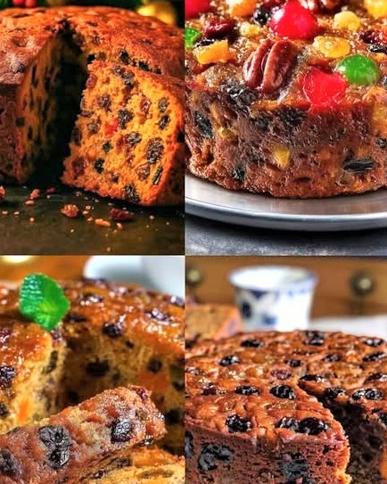 Homemade flavourful Christmas Fruit Cake