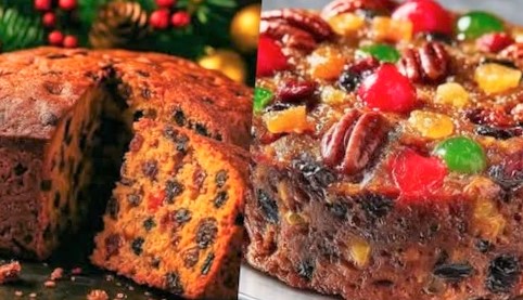 Homemade flavourful Christmas Fruit Cake