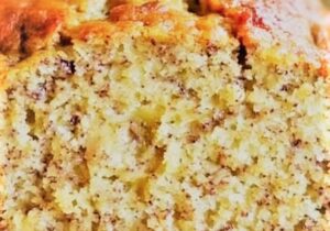 Homemade Milk Banana Cake recipe