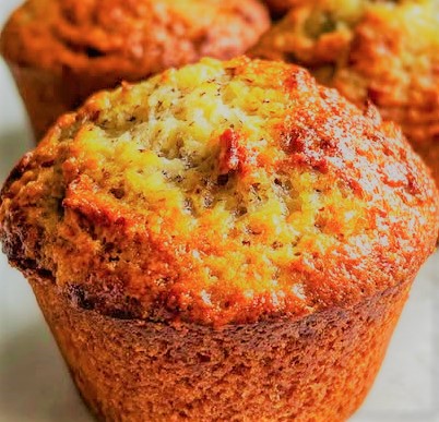 Fluffy Banana Muffins