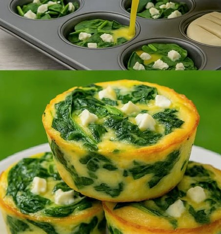 Spinach & Feta Egg Muffins