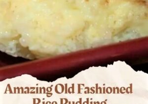 AMAZING OLD FASHIONED RICE PUDDING