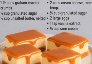 Caramel Cheesecake Bars