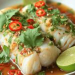 Thai Lime-Garlic Steamed Fish